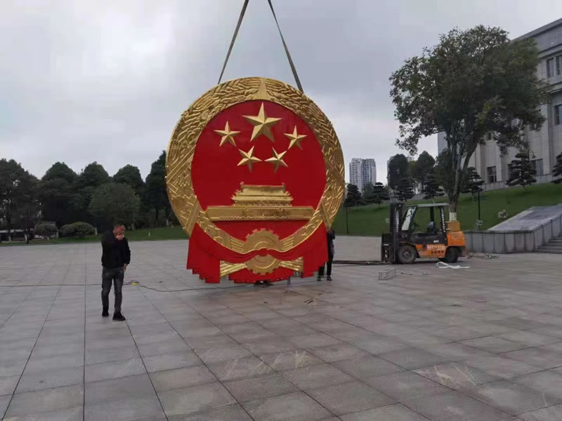 山西超大型國徽定做